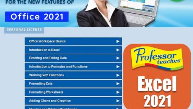 Professor Teaches Excel 2021 For Windows v1.0 Best MS Excel Training Video Course
