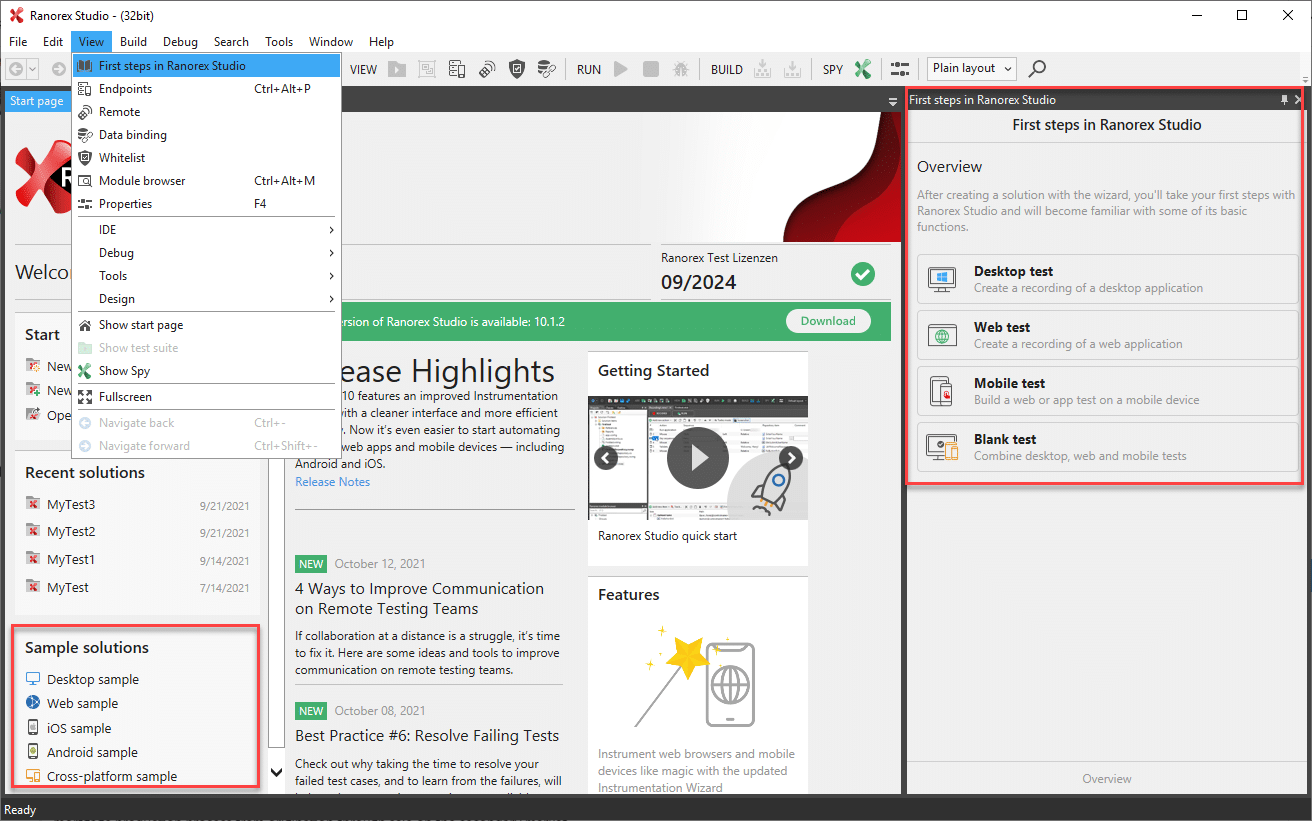Ranorex Studio Enterprise for Windows v12.1.5 Test Automation for GUI Testing Ultimate Test Automation Solution Free Download Ranorex Studio Enterprise for Windows full Version